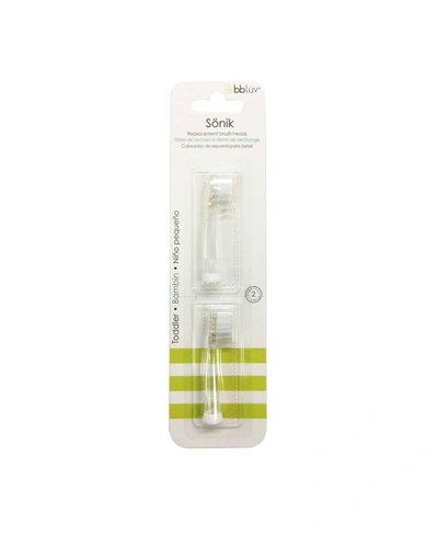 Bbluv Sonik Replacement Toddler Brush Heads In White