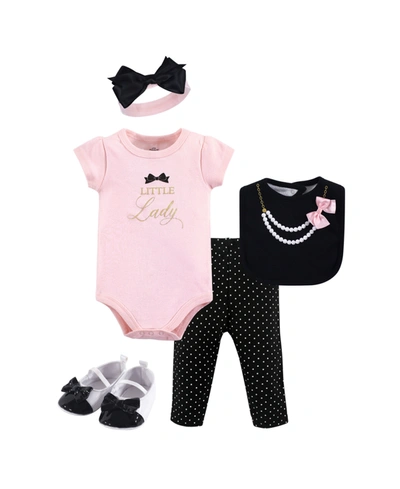 Little Treasure Baby Girl Clothing Set, 5-piece In Pink