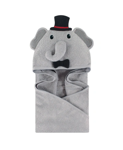 Little Treasure Animal Face Hooded Towel In Mr. Elephant