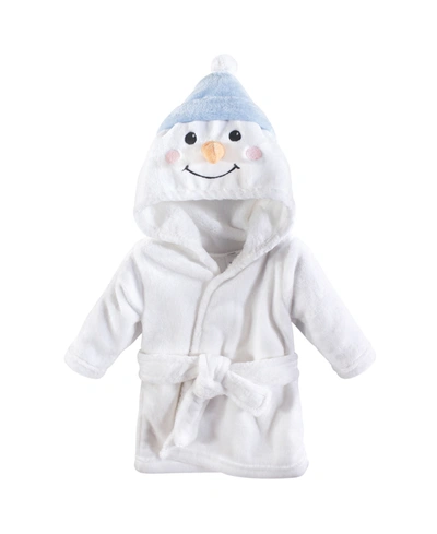 Little Treasure Baby Plush Bathrobe In Snowman