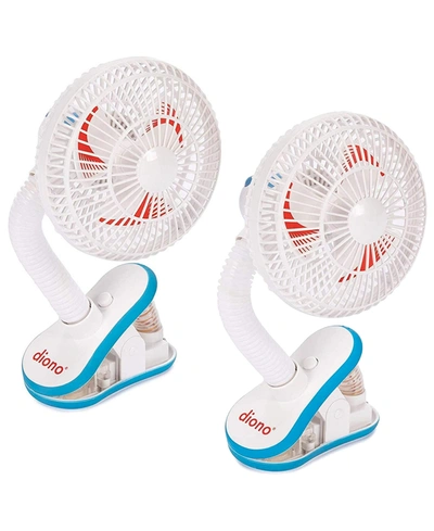 Diono Stroller Fans, Pack Of 2 In White