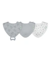GREEN SPROUTS BABY BOYS AND GIRLS MUSLIN STAY-DRY TEETHER BIBS MADE FROM ORGANIC COTTON, PACK OF 3
