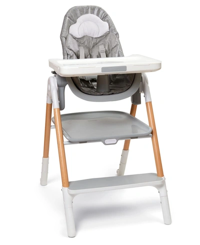 Skip Hop Sit-to-step High Chair In White