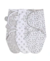 THE PEANUTSHELL BABY BOYS AND GIRLS SWADDLES, PACK OF 3