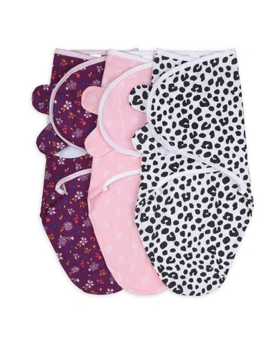The Peanutshell Baby Boys And Girls Swaddles, Pack Of 3 In Ditsy