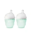 OLABABY SILICONE GENTLE BOTTLE 2 PACK, 4 OR 8 OZ