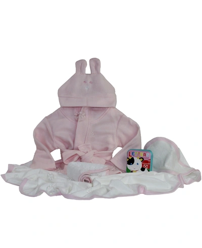 3 Stories Trading Baby Bath Gift Set In Pink