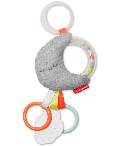 Skip Hop Silver Lining Cloud Rattle Moon Stroller Toy In Multi