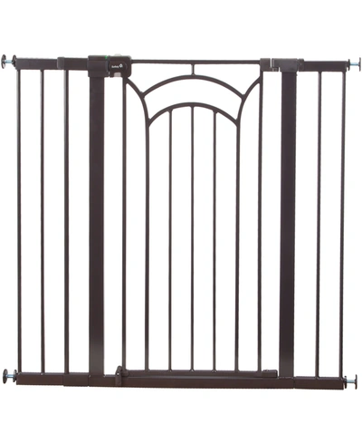 Safety 1st Easy Install Decor Tall & Wide Gate In Brown