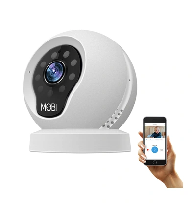 Mobi Cam Multi-purpose Smart Hd Wifi Baby Monitoring System, Monitoring Camera In White