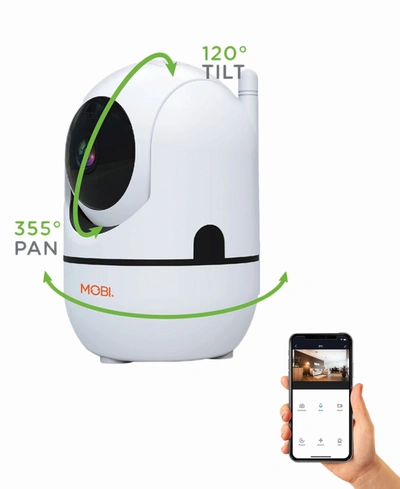 Mobi Cam Hdx Wifi Pan And Tilt Baby Monitoring System, Monitoring Camera In White