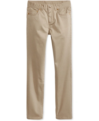Ring Of Fire Big Boys Alexander Stretch Twill Pants In Dull Gold