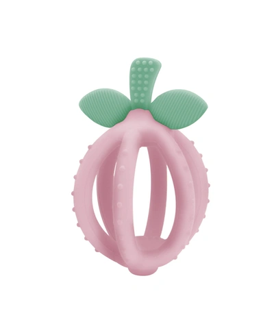 Itzy Ritzy Bitzy Biter Teething Ball Training Toothbrush In Pink