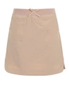 Nautica Little Girls Uniform Performance Scooter Shorts In Khaki