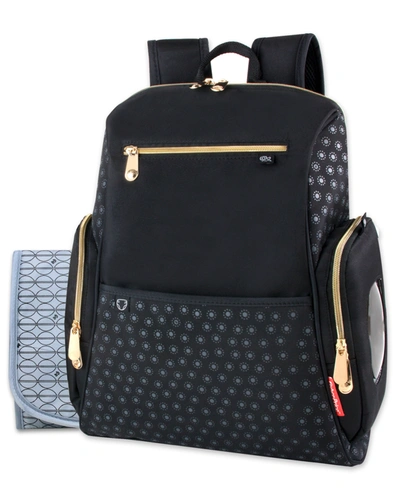 Fisher Price Babies' Fashion Gemma Diaper Backpack In Black