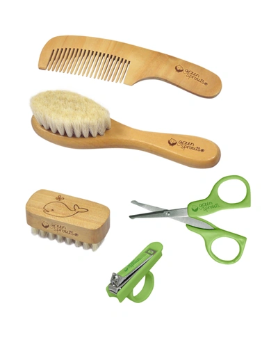 Green Sprouts Hair Nail Care Set In Natural Wo