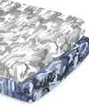 THE PEANUTSHELL BABY BOYS 2 PACK PLAYARD SHEET SET