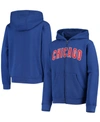 Outerstuff Youth Royal Chicago Cubs Team Wordmark Full-zip Hoodie In Royal