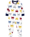 CARTER'S TODDLER BOYS 1-PIECE CAR FLEECE FOOTIE PAJAMAS