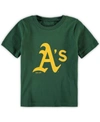 OUTERSTUFF TODDLER BOYS AND GIRLS GREEN OAKLAND ATHLETICS PRIMARY TEAM LOGO T-SHIRT