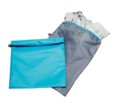 J L Childress J.l. Childress Wet-to-go Wet Bags, 2 Pack In Gray Teal
