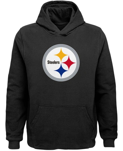 Outerstuff Toddler Boys And Girls Black Pittsburgh Steelers Team Logo Pullover Hoodie