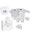 ROCK-A-BYE BABY BOUTIQUE BABY BOYS AND GIRLS 5 PIECE TOY BOX LAYETTE GIFT SET