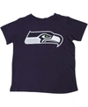 OUTERSTUFF INFANT BOYS AND GIRLS COLLEGE NAVY SEATTLE SEAHAWKS TEAM LOGO T-SHIRT