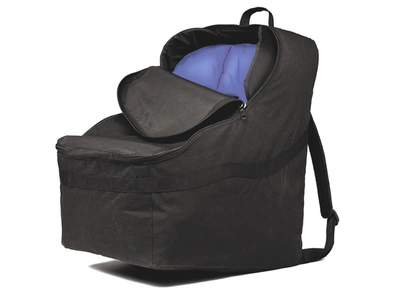 J L Childress J.l. Childress Ultimate Padded Backpack Car Seat Travel Bag In Black