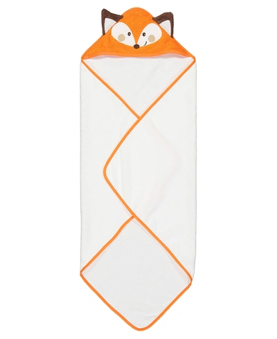 Jesse & Lulu Babies' 3 Stories Trading Jesse Lulu Infant Hooded Towel, Fox In White