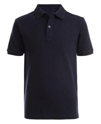 Nautica Kids' Little Boys Stretch Double Pique Polo In Navy