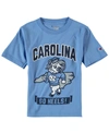 Champion Youth Boys Carolina Blue North Carolina Tar Heels Strong Mascot T-shirt In Carolina Blue