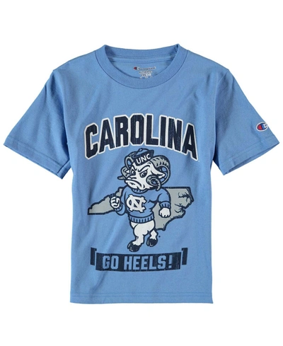 Champion Youth Boys Carolina Blue North Carolina Tar Heels Strong Mascot T-shirt