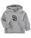 OUTERSTUFF TODDLER HEATHERED GRAY SAN DIEGO PADRES PRIMARY LOGO PULLOVER HOODIE
