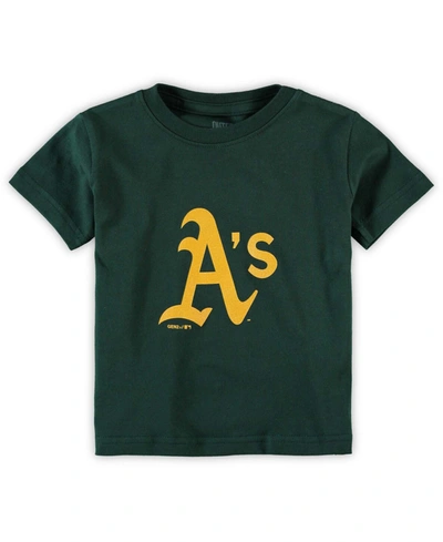 Outerstuff Infant Green Oakland Athletics Primary Team Logo T-shirt