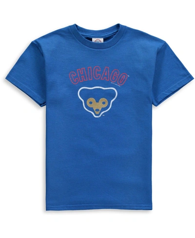 Soft As A Grape Kids' Youth Boys Royal Chicago Cubs Cooperstown T-shirt