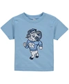 Two Feet Ahead Infant Boys And Girls Carolina Blue North Carolina Tar Heels Big Logo T-shirt In Carolina Blue