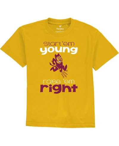 Fanatics Toddler Yellow Arizona State Sun Devils Start Em Young T-shirt