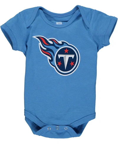 Outerstuff Newborn Light Blue Tennessee Titans Team Logo Bodysuit