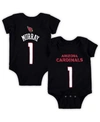 Outerstuff Infant Kyler Murray Black Arizona Cardinals Mainliner Name Number Bodysuit In Black