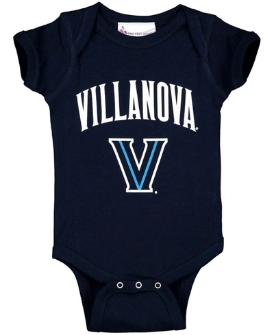 Two Feet Ahead Infant Boys And Girls Navy Villanova Wildcats Arch And Logo Bodysuit