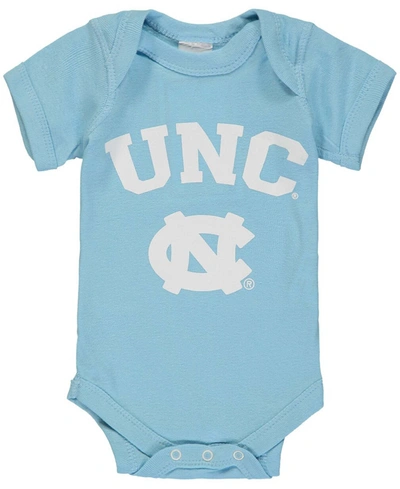 Two Feet Ahead Babies' Infant Boys And Girls Carolina Blue North Carolina Tar Heels Arch And Logo Bodysuit