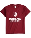 Two Feet Ahead Big Boys Crimson Indiana Hoosiers Crew Neck T-shirt In Crimson
