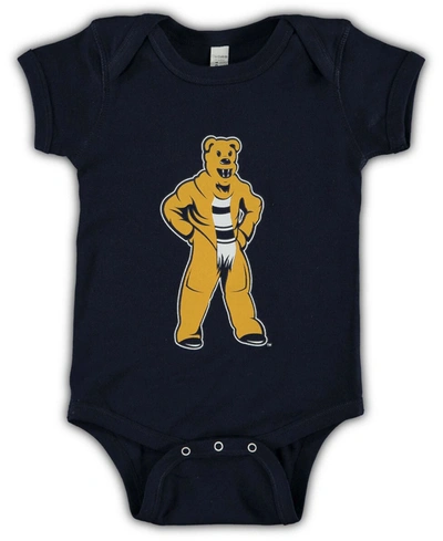 Two Feet Ahead Babies' Infant Boys And Girls Navy Penn State Nittany Lions Mascot Big Logo Bodysuit