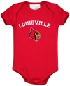 TWO FEET AHEAD INFANT BOYS AND GIRLS RED LOUISVILLE CARDINALS ARCH AND LOGO BODYSUIT