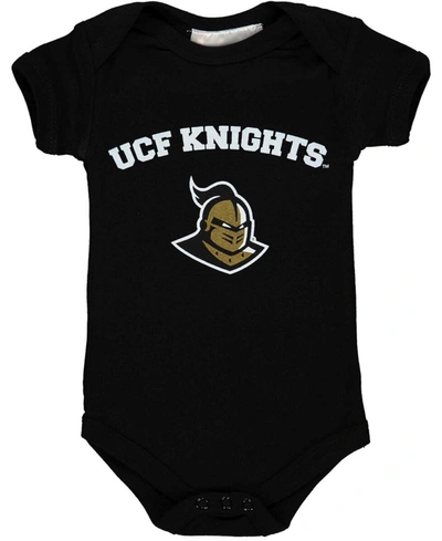 Two Feet Ahead Infant Boys And Girls Black Ucf Knights Arch And Logo Bodysuit