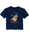 OUTERSTUFF INFANT BOYS AND GIRLS NAVY MINNESOTA TWINS BABY MASCOT T-SHIRT