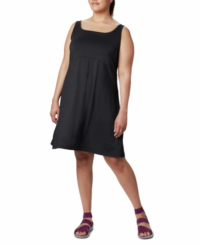Columbia Pfg Plus Size Active Freezer Iii Dress In Black