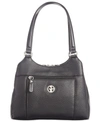 GIANI BERNINI PEBBLED 4-POSTER TOTE, CREATED FOR MACY'S