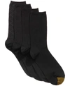 Gold Toe Women's 4-pack Casual Flat Knit Socks, Created For Macys In Black